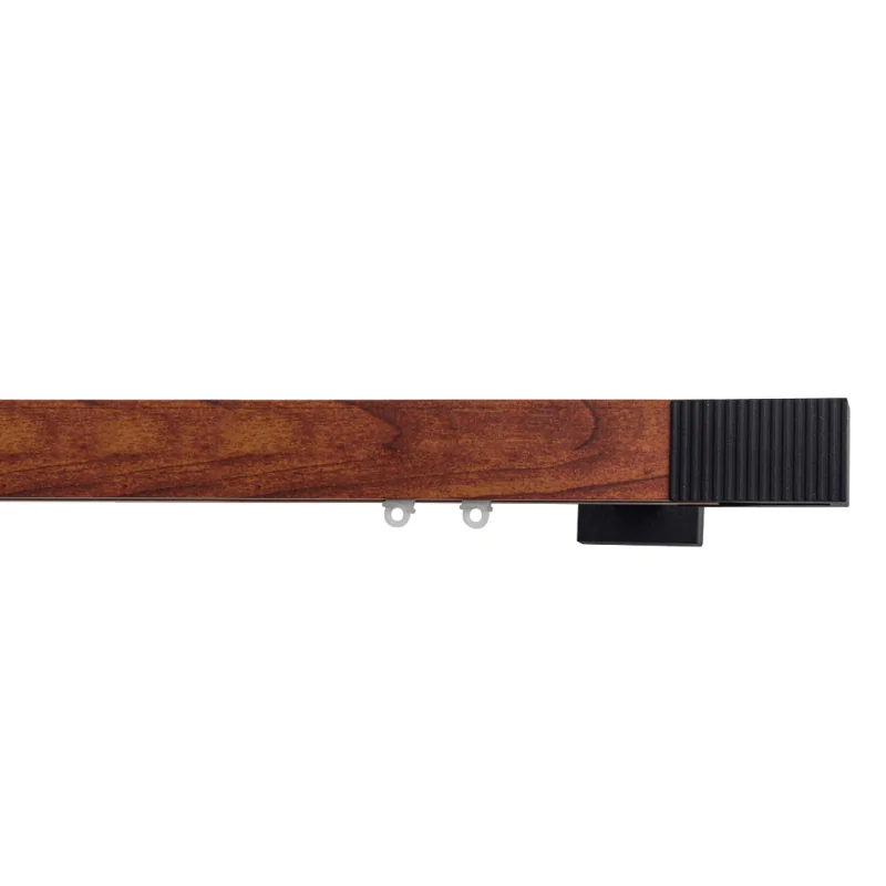 Binario per tende tipo legno H26 NOCE