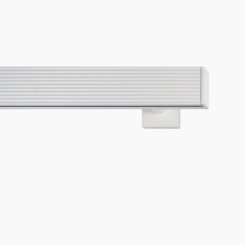 Binario per tende MILLERIGHE COLORE BIANCO